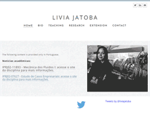 Tablet Screenshot of liviajatoba.com